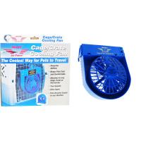 ペットの熱中症対策に！クレートクーリングファン（電池式　ペット用扇風機）