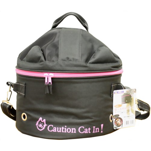 猫くるりんバッグ 黒