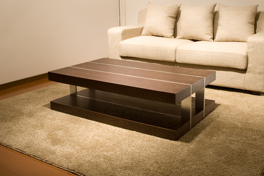 【送料無料】（インテリア　家具　デザイナーズ）　モダンリビングテーブル/ELM＜代引きご利用不可＞＜配送時間帯は午前・午後（１７時まで）のみ＞