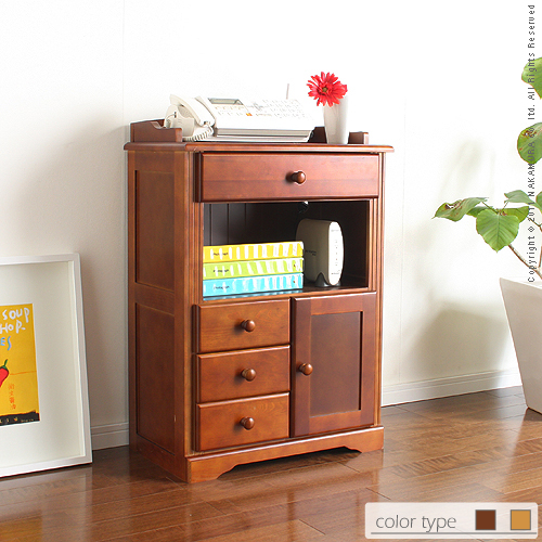 【送料無料】（インテリア　家具　デザイナーズ）　カントリー調テレフォンラック Legno〔レグノ〕 幅60cm＜代引きご利用不可＞＜配送時間帯は午前・午後（１７時まで）のみ＞