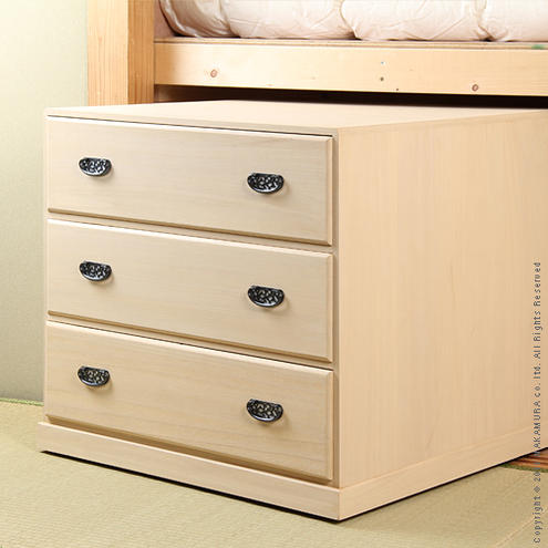 【送料無料】（インテリア　家具　デザイナーズ）　総桐押入れたんす Jubei〔じゅうべい〕 ワイド3段＜代引きご利用不可＞＜配送時間帯「20時～21時」は指定できません＞