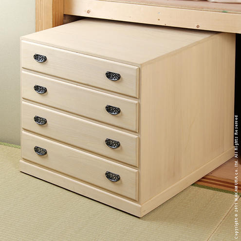 【送料無料】（インテリア　家具　デザイナーズ）　総桐押入れたんす Jubei〔じゅうべい〕 ワイド4段＜代引きご利用不可＞＜配送時間帯「20時～21時」は指定できません＞