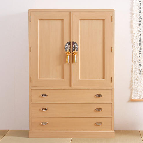 【送料無料】【開梱設置無料】（インテリア　家具　デザイナーズ）　総桐衣装箪笥 暁〔あかつき〕 小＜代引きご利用不可＞＜配送時間帯「20時～21時」は指定できません＞