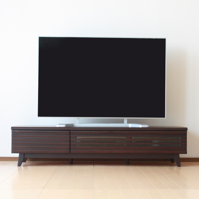 【送料無料】（インテリア　家具　デザイナーズ）　【完成品】北欧スタイルの引き出し・フラップ収納付きテレビ台/Teria＜代引きご利用不可＞＜配送時間帯は午前・午後（１７時まで）のみ＞