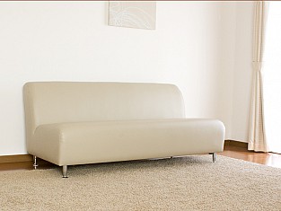 【送料無料】（インテリア　家具　デザイナーズ）アームレスソファー2.5人掛け（幅1500mmサイズ）＜代引きご利用不可＞＜配送時間帯は午前・午後（１７時まで）のみ＞ 【SS10P02dec12】