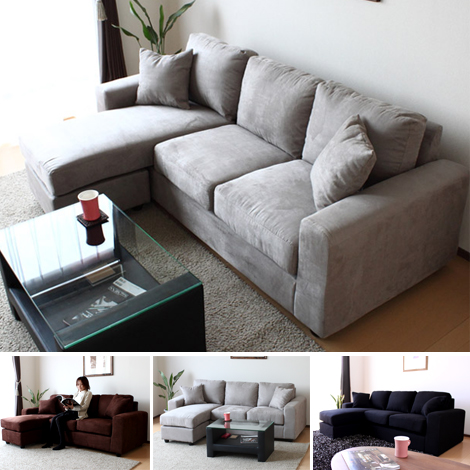 【送料無料】（インテリア　家具　デザイナーズ）　ファブリックコーナーソファー/Shelmy【シェルミー】＜代引きご利用不可＞＜配送時間帯は午前・午後（１７時まで）のみ＞ 【SS10P02dec12】