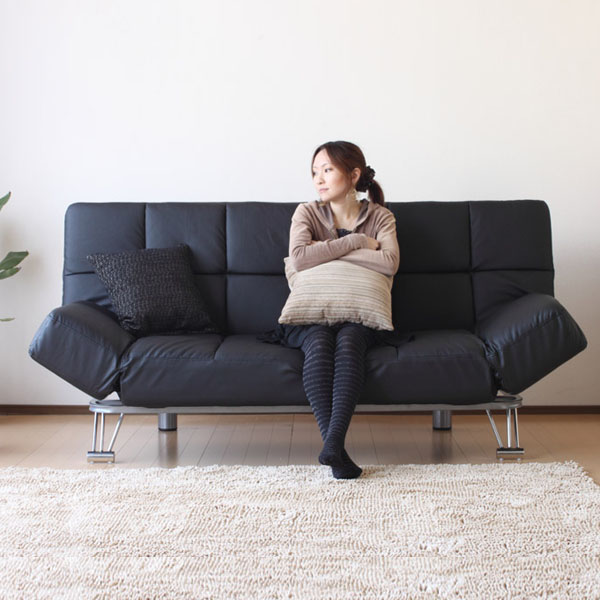 【送料無料】（インテリア　家具　デザイナーズ）　モダンソファーベッド/Wiz【ウィズ】＜代引きご利用不可＞＜配送時間帯は午前・午後（１７時まで）のみ＞ 【SS10P02dec12】