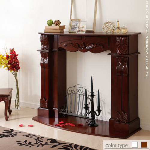 【送料無料】（インテリア　家具　デザイナーズ）　マントルピース Raleire〔ラレイラ〕 幅110cm＜代引きご利用不可＞＜配送時間帯は午前・午後（１７時まで）のみ＞