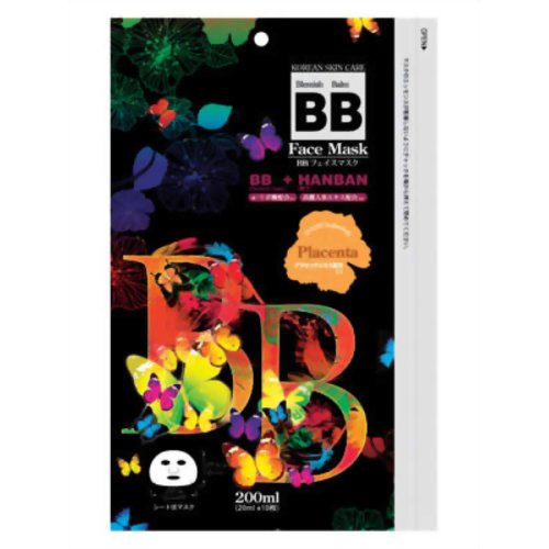 BBフェイスマスク プラセンタ 10枚入 【ワールドジェーピー】