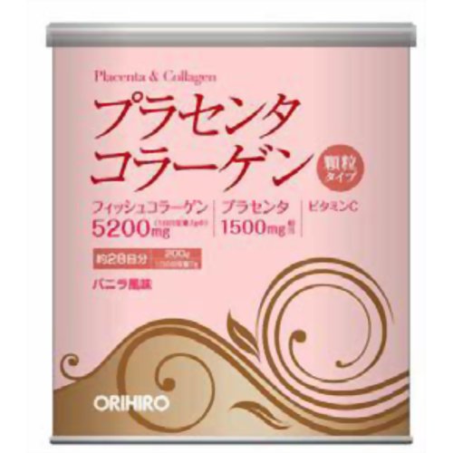 オリヒロ プラセンタコラーゲン缶 200g 【オリヒロプランデュ】