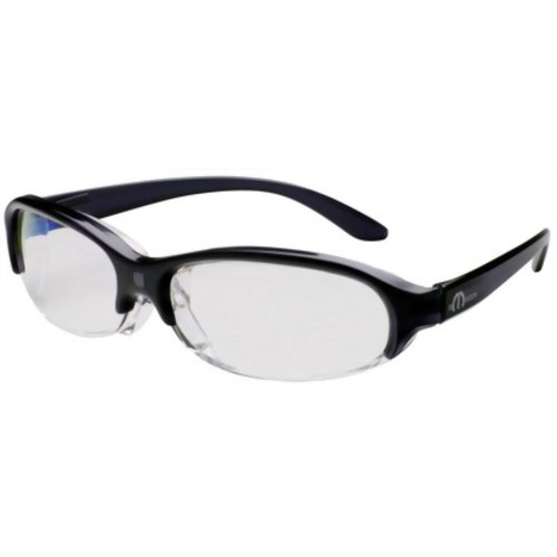 花粉を98％以上ブロック！　アイプロテクターで花粉症対策【花粉対策メガネ】花粉・紫外線プロテクトグラス ディメンション カジュアルタイプ ダークスモーク クリア(花粉用メガネ)【興和】ディメンション　カジュアルタイプ（ブラック クリア）