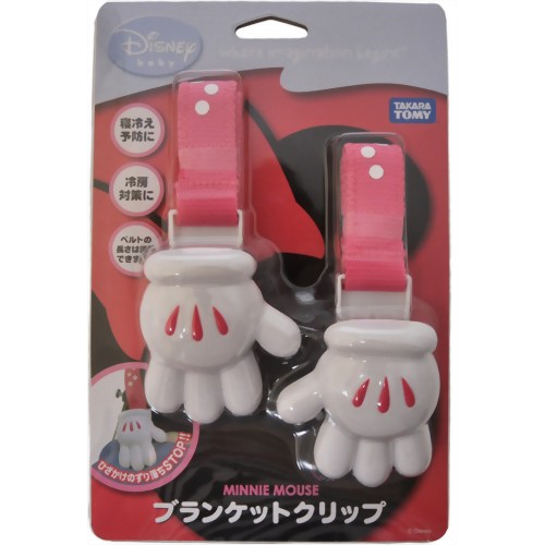 DISNEY baby ミニーマウス ブランケットクリップ 【タカラトミー】