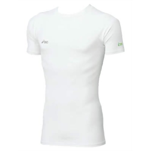 インナーマッスル(肩バランスUPアンダー)メンズTシャツ ホワイトXO XG200101 【アシックス】