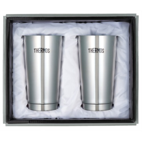 サーモス 真空断熱タンブラー2個セット JMO-GP2 シルバー 400ml 【サーモス(THERMOS)】