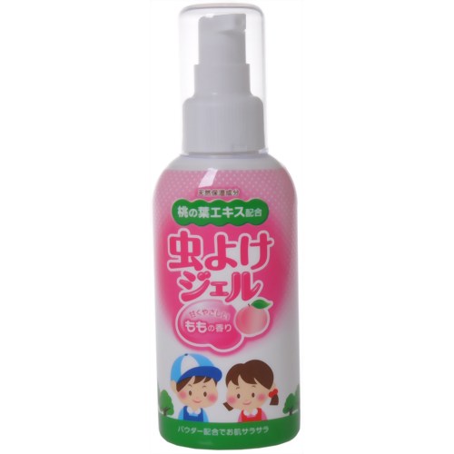【虫よけ　害虫　殺虫剤】 虫よけジェル ももの香り 80g