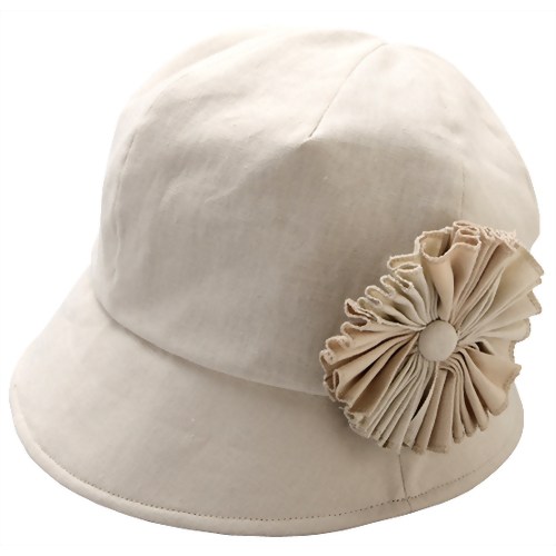 小顔UV帽子 ベージュ 【アルファックス】