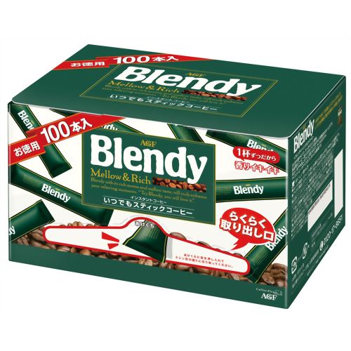 【ケース販売】ブレンディ インスタントコーヒー スティック 2g*100本