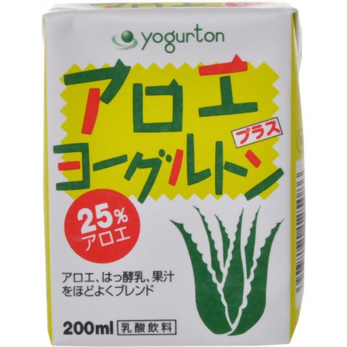 【ケース販売】ヨーグルトン アロエプラスヨーグルトン 200ml*16本［ヨーグルトン乳業］