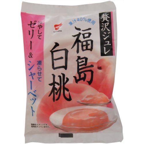 【ケース販売】 贅沢ジュレ 福島白桃 130g*12個［たいまつ食品］