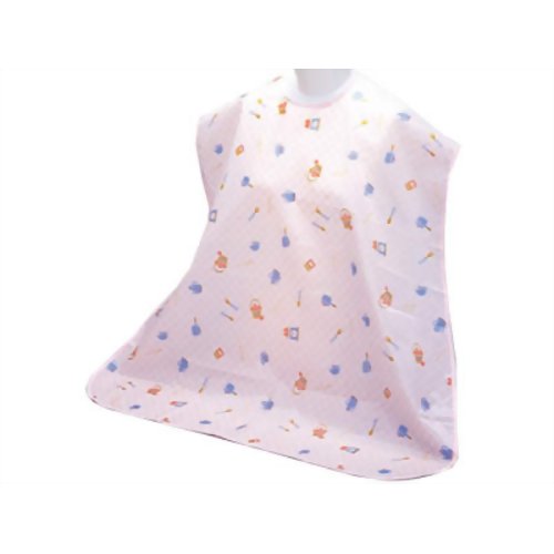 お食事エプロン ピンク　【宇都宮製作】