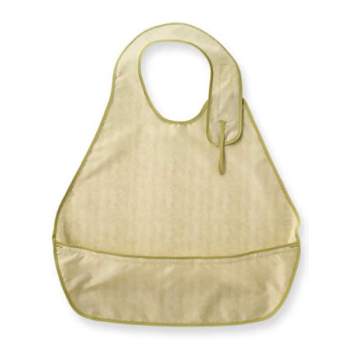 こぼれないお食事エプロン 403733 ベージュ　【フットマーク】