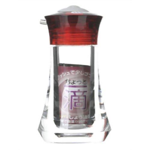 Daiwa プッシュワンしょう油差し M クリアレッド 【台和】