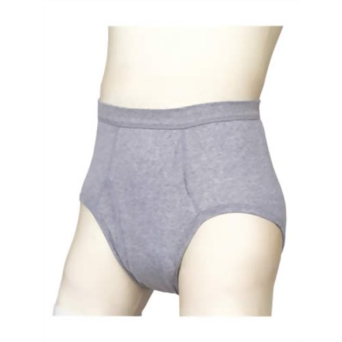 元気いきいき 軽失禁用吸水ブリーフ(L)杢グレー 【片倉工業】