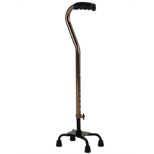 アルミ製4点支柱杖 OT-303 ブラウン　【マキライフテック】