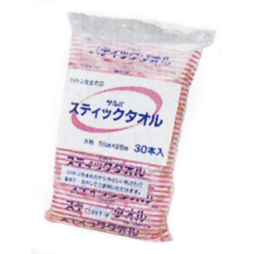 サルバ スティックタオル 30本入 【白十字】