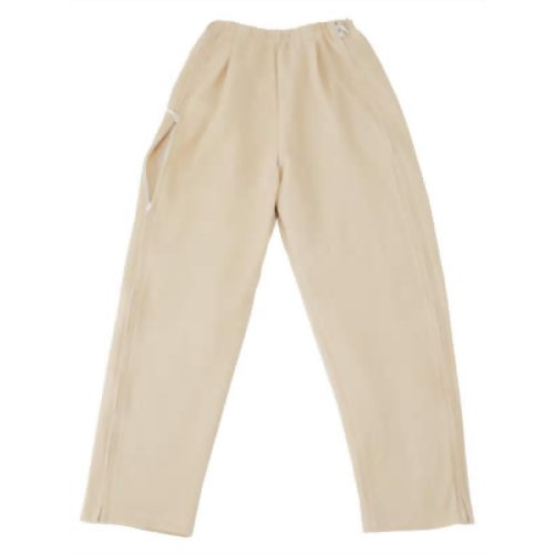 5192 らくらくズボン(ミクロコードニット左右開き) ベージュ L　【日本エンゼル】