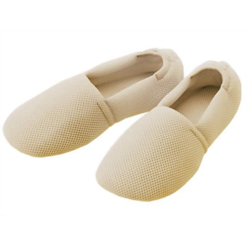 あゆみシューズ 室内履き エスパドメッシュベージュ2024 L　【徳武産業】