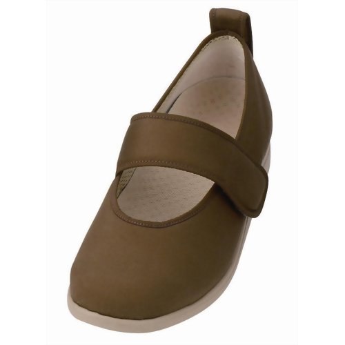 あゆみシューズ マジックバンドIII 茶1031 LL 【徳武産業】