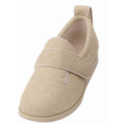 あゆみシューズ ダブルマジックII雅 (左足用) ベージュ 1027 M 【徳武産業】