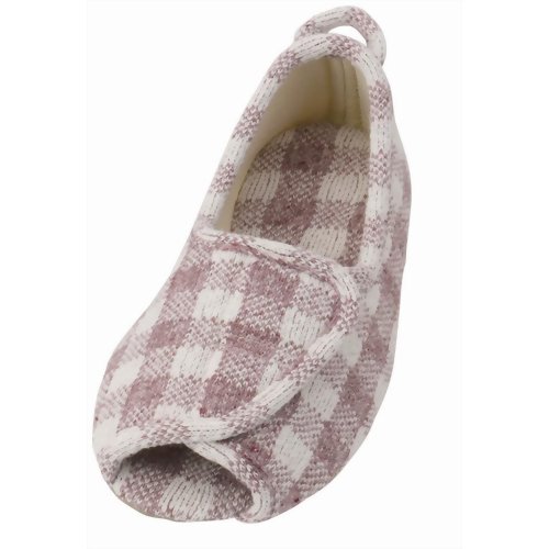 あゆみシューズ 室内用 エコオープン ピンク 2227 L 【徳武産業】