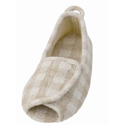 あゆみシューズ 室内用 エコオープン ベージュ 右足用 2227 LL 【徳武産業】