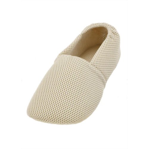 あゆみシューズ エスパド メッシュベージュ2024 (左足用) S 【徳武産業】