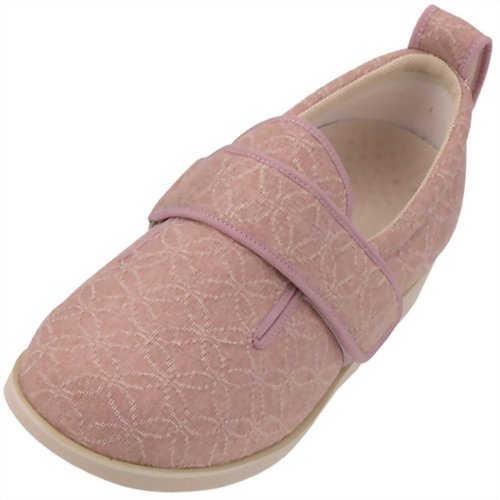 あゆみシューズ ダブルマジックII雅 (左足用) ピンク 1027 M 【徳武産業】