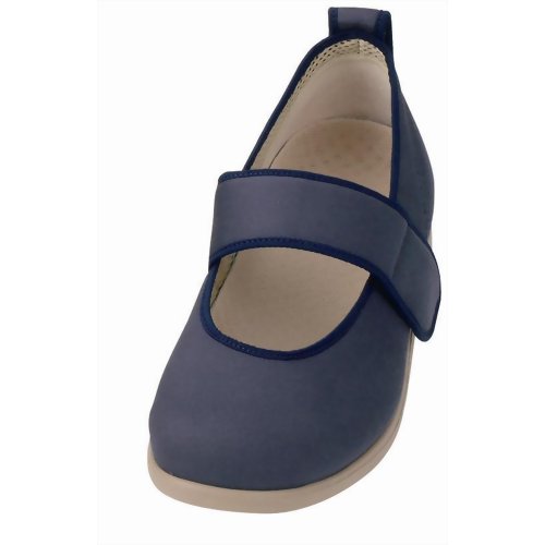 あゆみシューズ マジックバンドIII 紺1031 (右足用) S 【徳武産業】