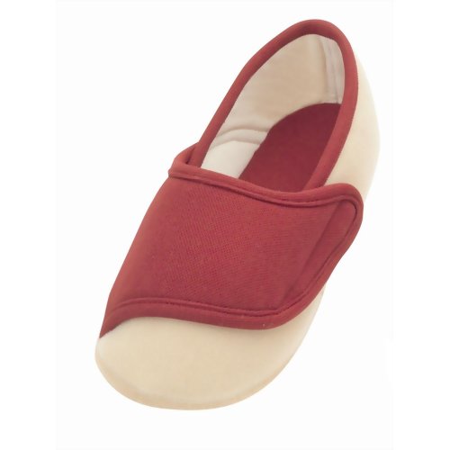 あゆみシューズ 室内履き ワイドベルト ワイン 2219 S 【徳武産業】