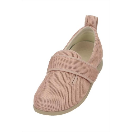 あゆみシューズ ダブルマジックII メッシュ ピンク 1047 (右足用) M 【徳武産業】