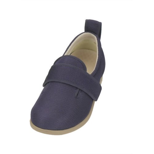 あゆみシューズ ダブルマジックII メッシュ 紫 1047 (右足用) M 【徳武産業】