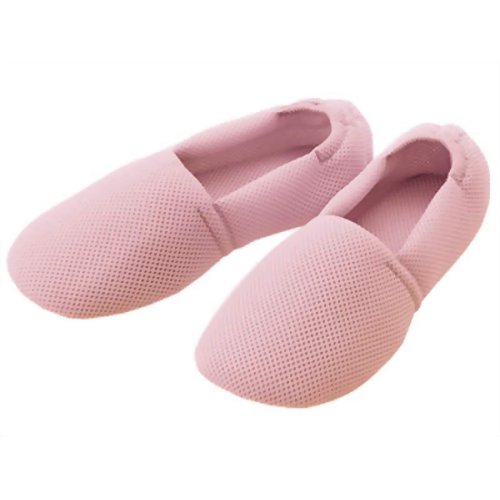 あゆみシューズ 室内履き エスパドメッシュピンク2024 L 【徳武産業】
