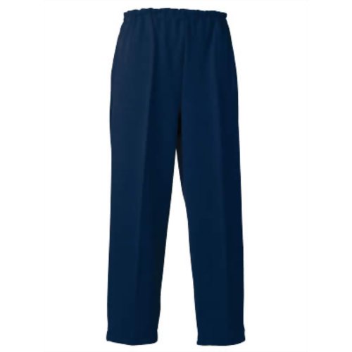 スクエアニットストレートズボン ネイビー L 5112 【日本エンゼル】