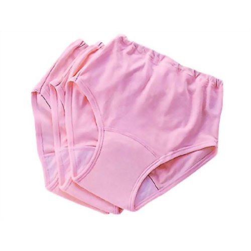 吸水パンツ 女性用 3枚組 ピーチ LL　【秀英産業】