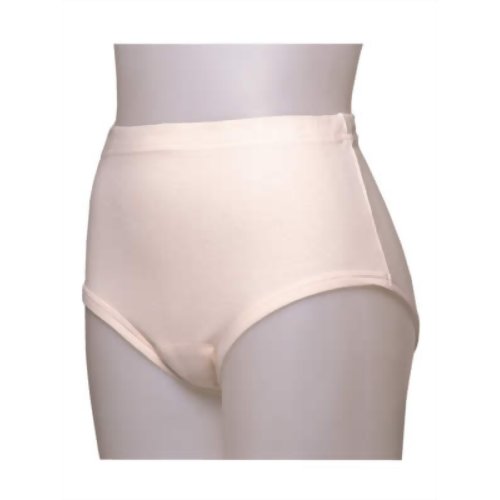 元気いきいき 軽失禁用吸水ショーツ 身生地綿100%タイプ(M)白　【片倉工業】