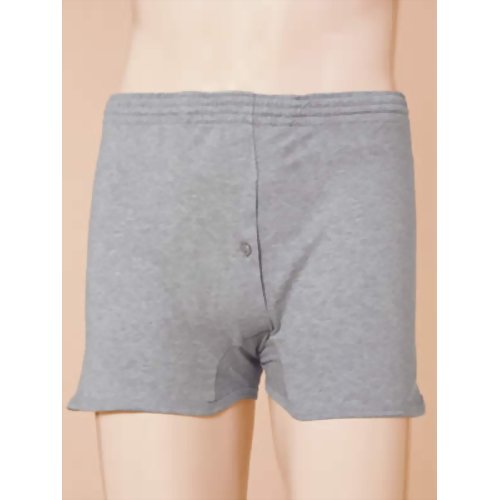 元気いきいき 軽失禁用吸水ニットトランクス(M)杢グレー　【片倉工業】