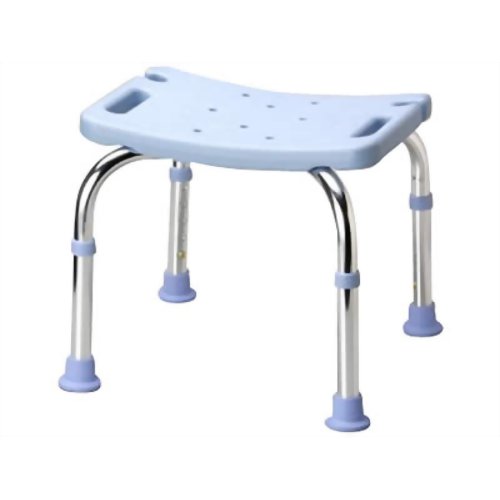 シャワーベンチMini 背無 SB-12LB ライトブルー　【マキライフテック】