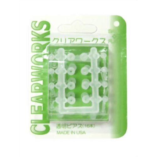 クリアワークス(使い捨てピアス) フラットボール フルムーン 【日本ピアスシステム】