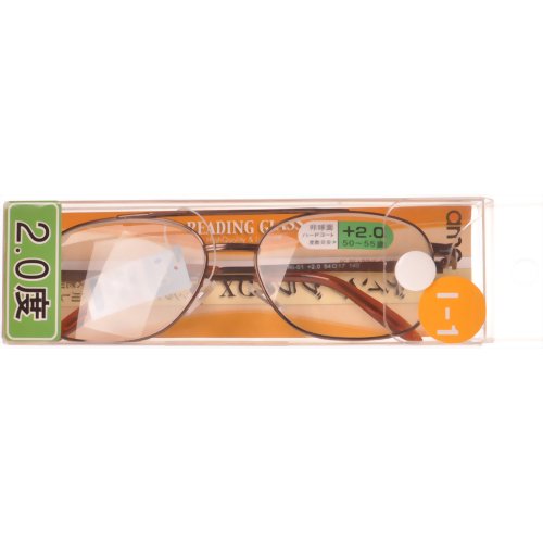 リーディンググラスDX1 RI-01-20 (2.0度) 【ジェーシー】