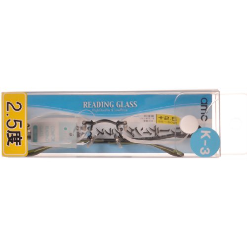 高級リーディンググラス3 RK-03-25 (2.5度) 【ジェーシー】